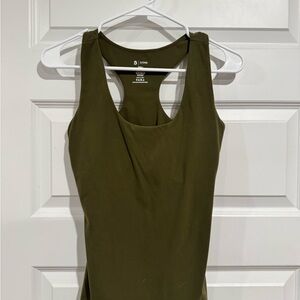 Olive Green racer back